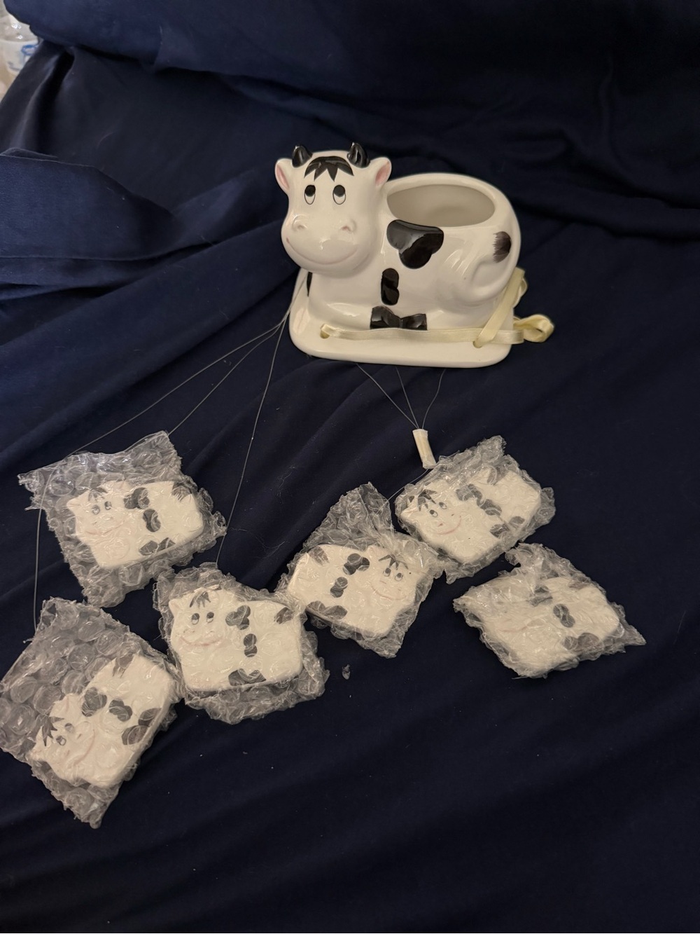 Cow Ceramic Wind Chimes